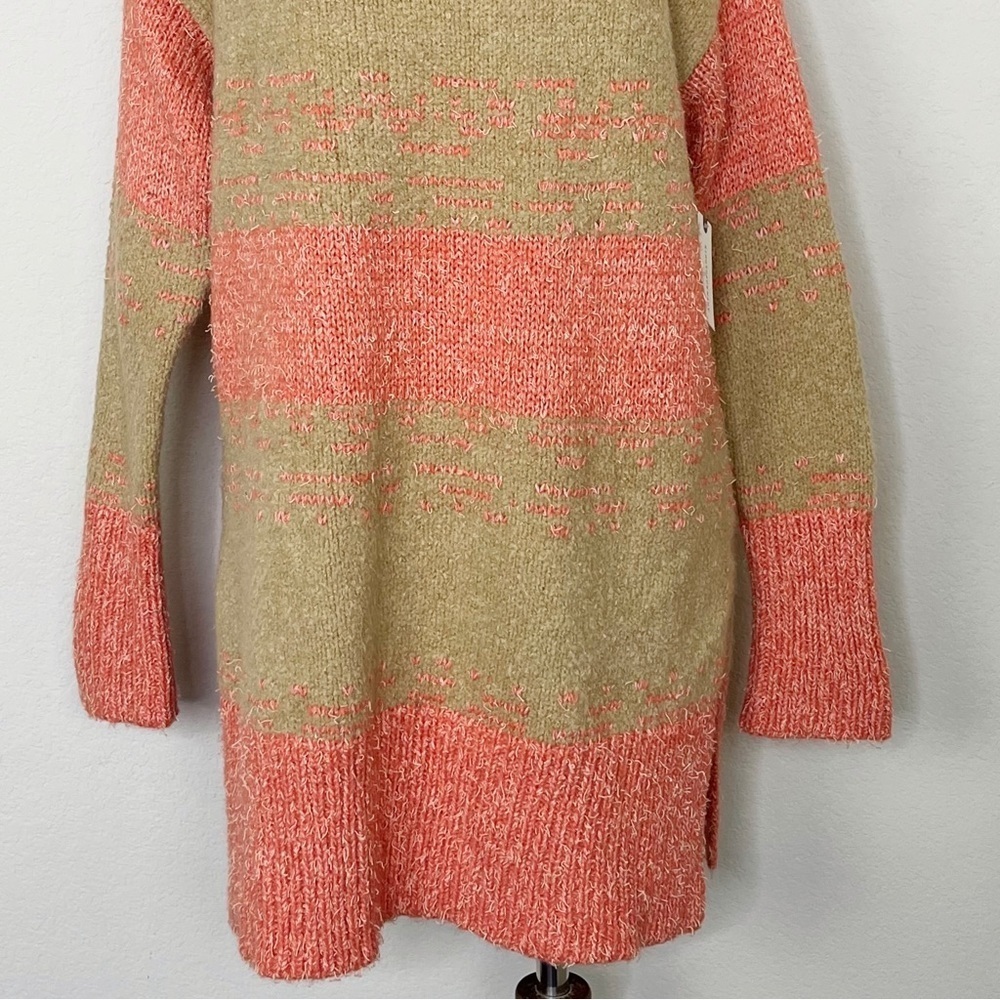 Anthropologie Pilcro Women's Rugby Tunic
Sweater Orange Tan Knit‎ Long - Picture 6 of 15